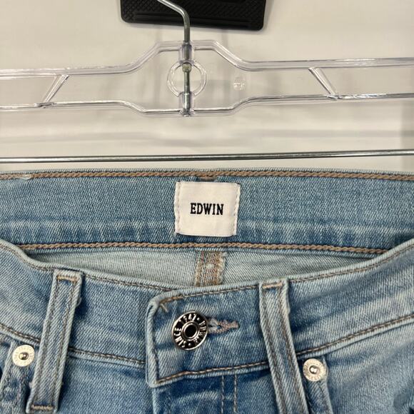 Edwin Bree Straight Jeans in Del Sol - Picture 4 of 10